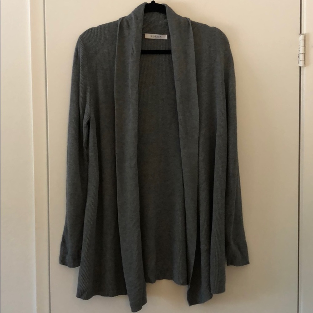 Kokun Bamboo and Cashmere Ribbed Sweater